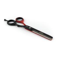 Изображение Парикмахерские ножницы филировочные 6.0" Mizuka Дебют PBS-EP32163 Black/RED, (32 зубца) в интернет-магазине ВОЛГТЕК