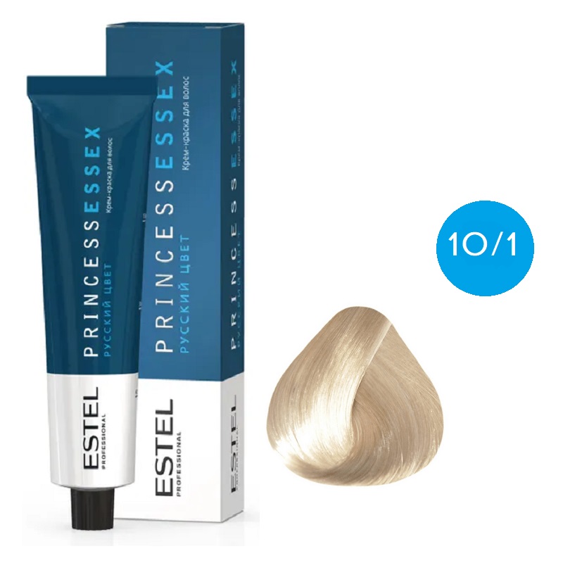 10.1 крем-краска для волос с гиалуроновой кислотой, платиновый блондин пепельный / HY 100 мл
