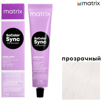 Изображение Кислотный тонер для волос Matrix Socolor Sync прозрачный, 90 мл в интернет-магазине ВОЛГТЕК
