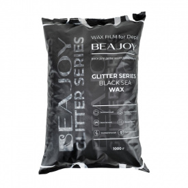 Изображение Мужской пленочный воск для депиляции в гранулах Beajoy Glitter Black Sea, 1000 гр в интернет-магазине ВОЛГТЕК
