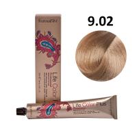 Изображение Крем-краска для волос Farmavita Life Color Plus 9.02 очень светлый блондин жемчужный, 100 мл в интернет-магазине ВОЛГТЕК
