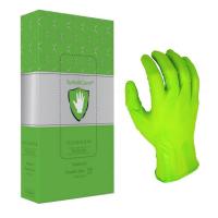 Изображение Зеленые нитриловые одноразовые перчатки Safe&Care M в интернет-магазине ВОЛГТЕК