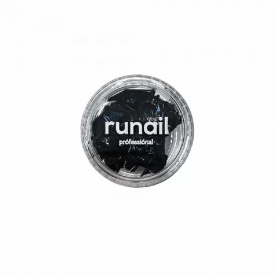 Изображение Фольга для дизайна ногтей Поталь RuNail №6295, черный в интернет-магазине ВОЛГТЕК