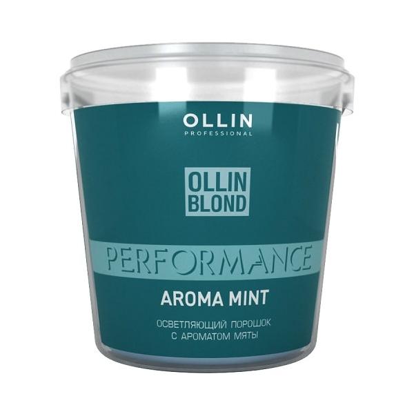 Изображение Осветляющий порошок OLLIN BLOND Performance Powder аромат мяты, 500 г в интернет-магазине ВОЛГТЕК