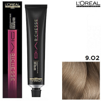 Изображение Безаммиачная краска для волос L’OREAL Dia Richesse 9.02 очень светлый блондин натурально-перламутровый, 50 мл в интернет-магазине ВОЛГТЕК