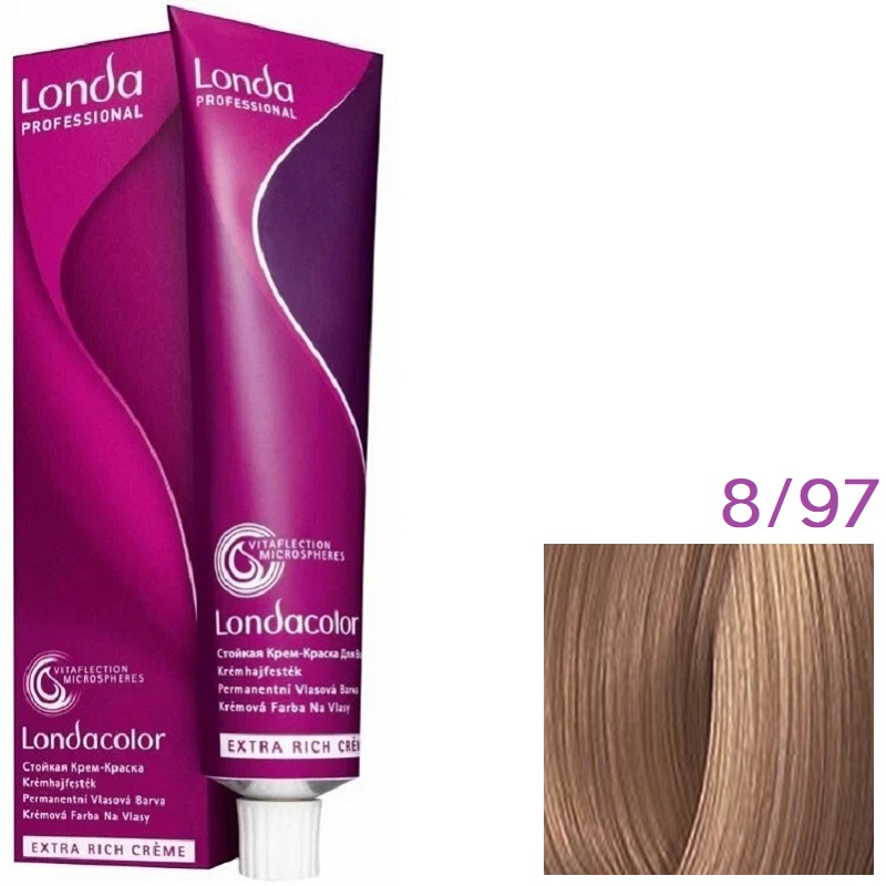 Изображение Крем-краска для волос Londa Professional Color 8.97 утренний капучино, 60 мл в интернет-магазине ВОЛГТЕК