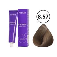 Изображение Крем-краска для волос V-COLOR Demax 8.57 светло-русый какао, 60 мл в интернет-магазине ВОЛГТЕК