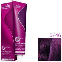 Изображение Крем-краска для волос Londa Professional Color 5.46 светлый шатен медно-фиолетовый, 60 мл в интернет-магазине ВОЛГТЕК