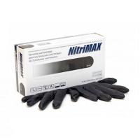 Изображение Черные нитриловые одноразовые перчатки NitriMax S в интернет-магазине ВОЛГТЕК