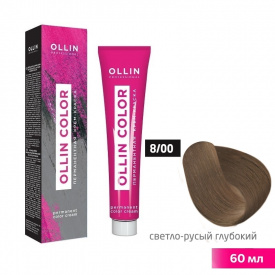 Изображение Крем-краска для волос OLLIN Color 8/00 светло-русый глубокий, 60 мл в интернет-магазине ВОЛГТЕК
