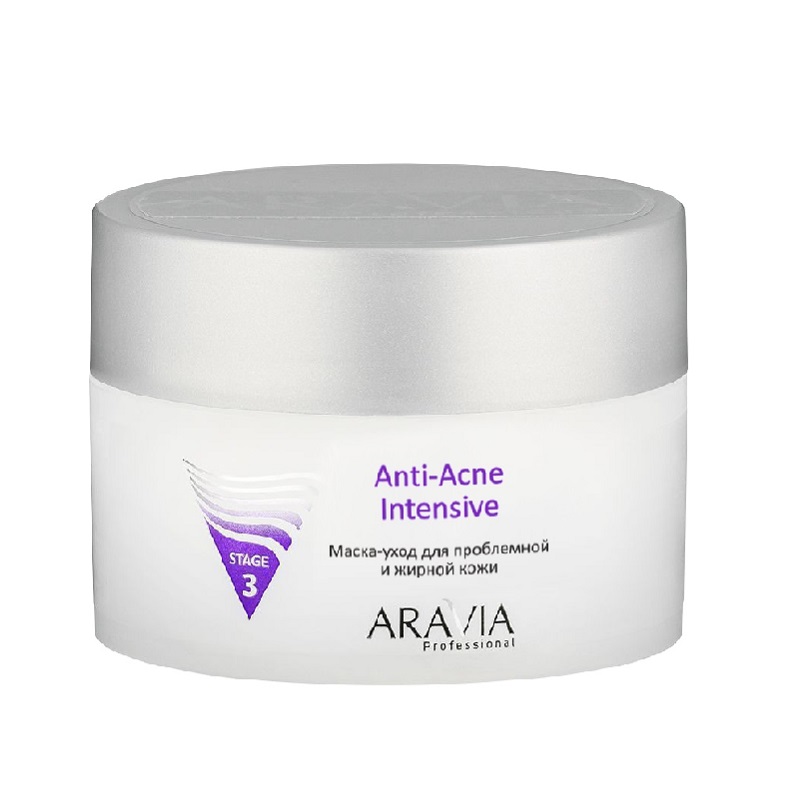 Изображение Маска-уход для лица ARAVIA Professional Anti-Acne Intensive, 150 мл в интернет-магазине ВОЛГТЕК