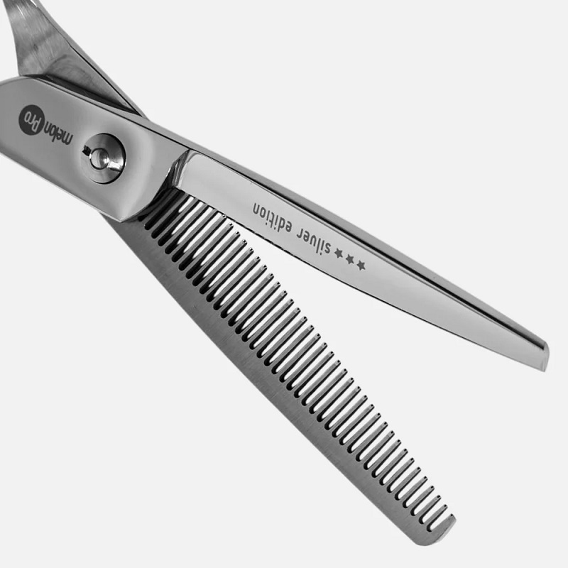 Изображение Парикмахерские ножницы филировочные 6,0" Melon Pro silver edition SE/F-12 (40 зубьев) в интернет-магазине ВОЛГТЕК