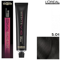 Изображение Безаммиачная краска для волос L’OREAL Dia Richesse 5.01 светлый шатен натурально-пепельный, 50 мл в интернет-магазине ВОЛГТЕК