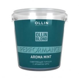 Изображение Осветляющий порошок OLLIN BLOND Performance Powder аромат мяты, 500 г в интернет-магазине ВОЛГТЕК