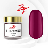 Изображение Базовая пудра для ногтей Zet Color DIP №9 сливовая, 6 г в интернет-магазине ВОЛГТЕК