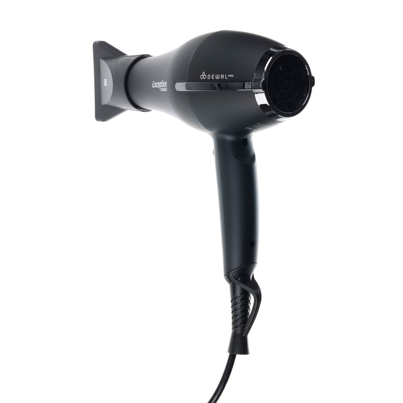 Изображение Профессиональный фен для волос Dewal EXCEPTION Compact 03-114 Black в интернет-магазине ВОЛГТЕК