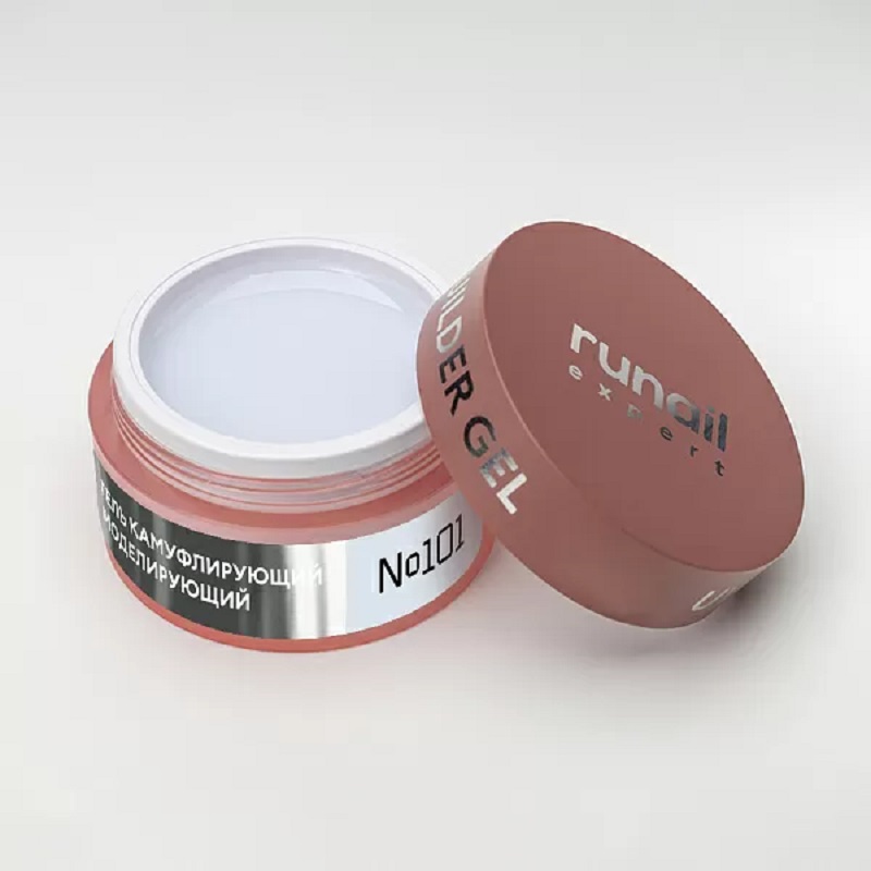 Изображение Гель для моделирования ногтей RuNail UV Builder Gel Expert №101, 15 мл в интернет-магазине ВОЛГТЕК