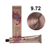 Изображение Крем-краска для волос Farmavita Life Color Plus 9.72 очень светлый блондин коричнево-перламутровый, 100 мл в интернет-магазине ВОЛГТЕК