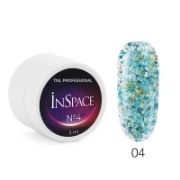 Изображение Светоотражающий гель для дизайна TNL InSpace №04, 5 мл в интернет-магазине ВОЛГТЕК