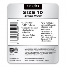 Изображение Ножевой блок Andis UltraEdge size 10 (1,5 мм) 64071 в интернет-магазине ВОЛГТЕК