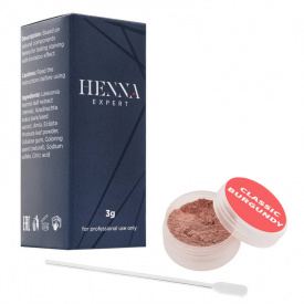 Изображение Хна для бровей Henna Expert Classic Burgundy, 3 г в интернет-магазине ВОЛГТЕК