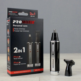 Изображение Триммер для стрижки волос в носу и ушах 2 в 1 ProMozer MZ-210 в интернет-магазине ВОЛГТЕК