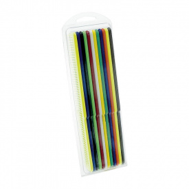 Изображение Набор цветных расчесок для барбера WAHL Colored Flat Top comb 3206-200, 12 шт в интернет-магазине ВОЛГТЕК
