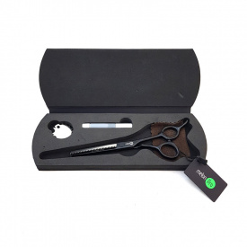 Изображение Парикмахерские ножницы филировочные 6.0" Melon Pro black edition BE/F-03, (38 зубьев) в интернет-магазине ВОЛГТЕК