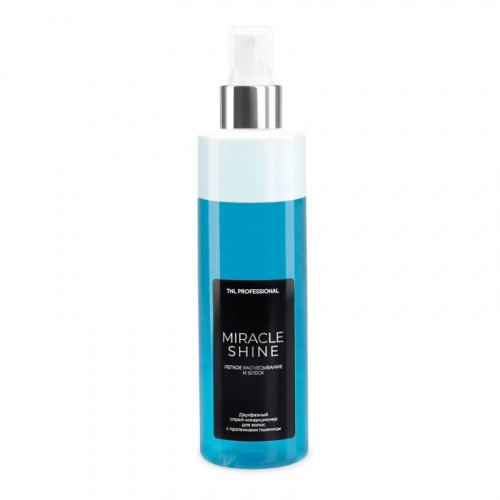 Изображение Двухфазный спрей-кондиционер для волос TNL Miracle shine 2 in 1, 250 мл в интернет-магазине ВОЛГТЕК