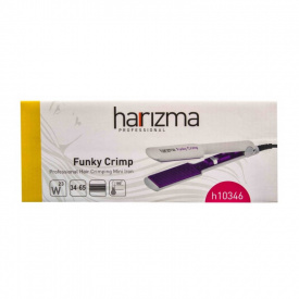 Изображение Миниатюрные щипцы-гофре с мелким шагом Harizma Funky Crimp h10346-07 фиолетовые в интернет-магазине ВОЛГТЕК