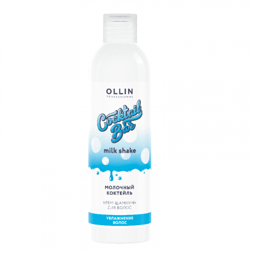Изображение Крем-шампунь для волос Молочный коктейль OLLIN Cocktail Bar, 400 мл в интернет-магазине ВОЛГТЕК