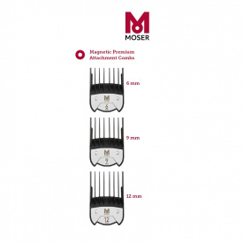 Изображение Набор магнитных насадок Moser Magnetic Premium 1801-7020 (6, 9 и 12 мм) в интернет-магазине ВОЛГТЕК