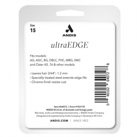 Изображение Ножевой блок Andis UltraEdge size 15 (1,2 мм) 64072 в интернет-магазине ВОЛГТЕК
