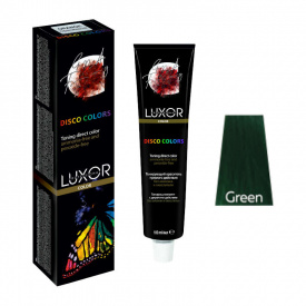 Изображение Тонирующий гель для волос прямого действия LUXOR Disco Colors Зеленый, 100 мл в интернет-магазине ВОЛГТЕК