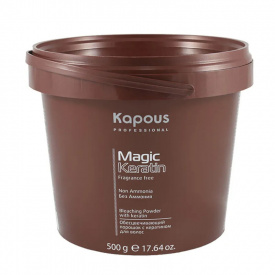 Изображение Обесцвечивающий порошок с кератином Kapous Magic Keratin, 500 г в интернет-магазине ВОЛГТЕК