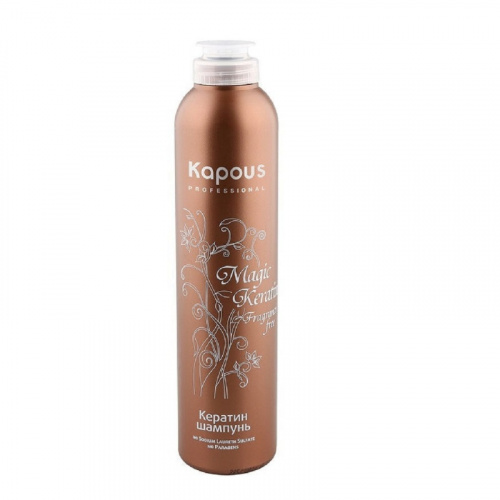 Изображение Шампунь для волос с кератином Kapous Magic Keratin, 300 мл в интернет-магазине ВОЛГТЕК