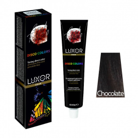 Изображение Тонирующий гель для волос прямого действия LUXOR Disco Colors Шоколадный, 100 мл в интернет-магазине ВОЛГТЕК