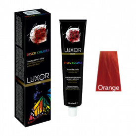 Изображение Тонирующий гель для волос прямого действия LUXOR Disco Colors Оранжевый, 100 мл в интернет-магазине ВОЛГТЕК