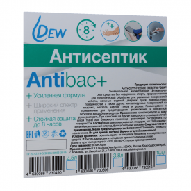 Изображение Антисептик DEW Antibac без спирта 900 мл в интернет-магазине ВОЛГТЕК