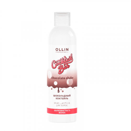 Изображение Крем-шампунь для волос Шоколадный коктейль OLLIN Cocktail Bar, 400 мл в интернет-магазине ВОЛГТЕК