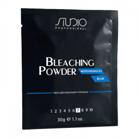 Изображение Обесцвечивающий порошок Kapous Studio Professional Microgranules Blue, 30 г в интернет-магазине ВОЛГТЕК