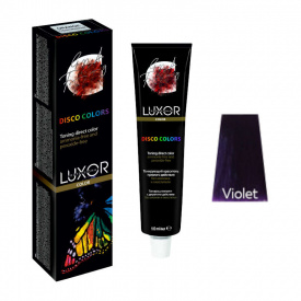Изображение Тонирующий гель для волос прямого действия LUXOR Disco Colors Фиолетовый, 100 мл в интернет-магазине ВОЛГТЕК